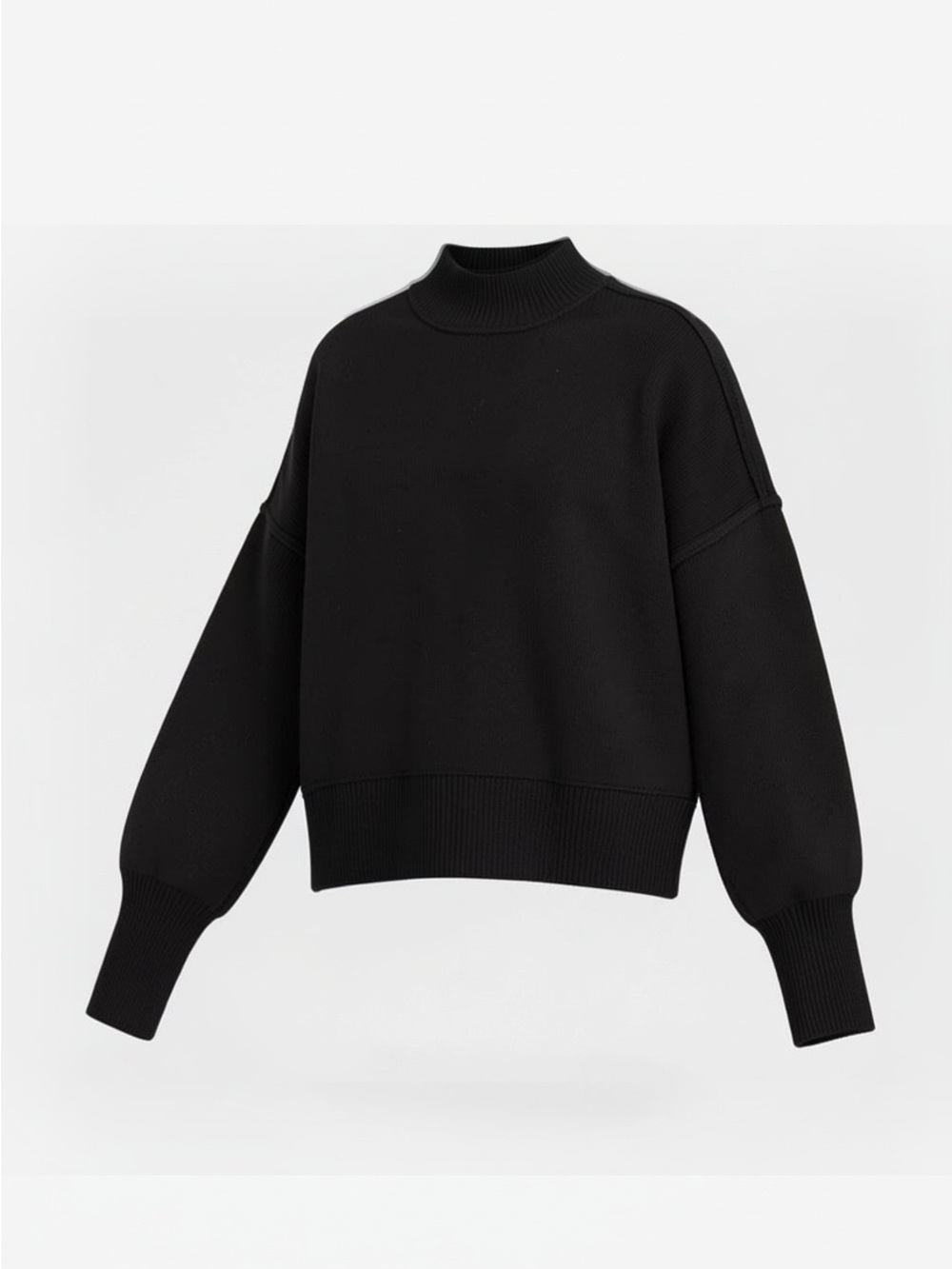 Zenana Black Women’s Knit Pullover 
Size L/XL